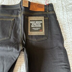 Naked & Famous Denim Weird Guy Jeans - Deep Indigo Stretch Selvage